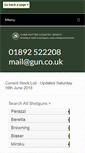 Mobile Screenshot of gunpricing.co.uk